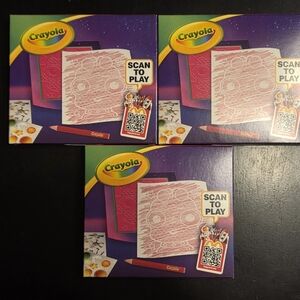 Three McDonald's Crayola Scratch Art Kit